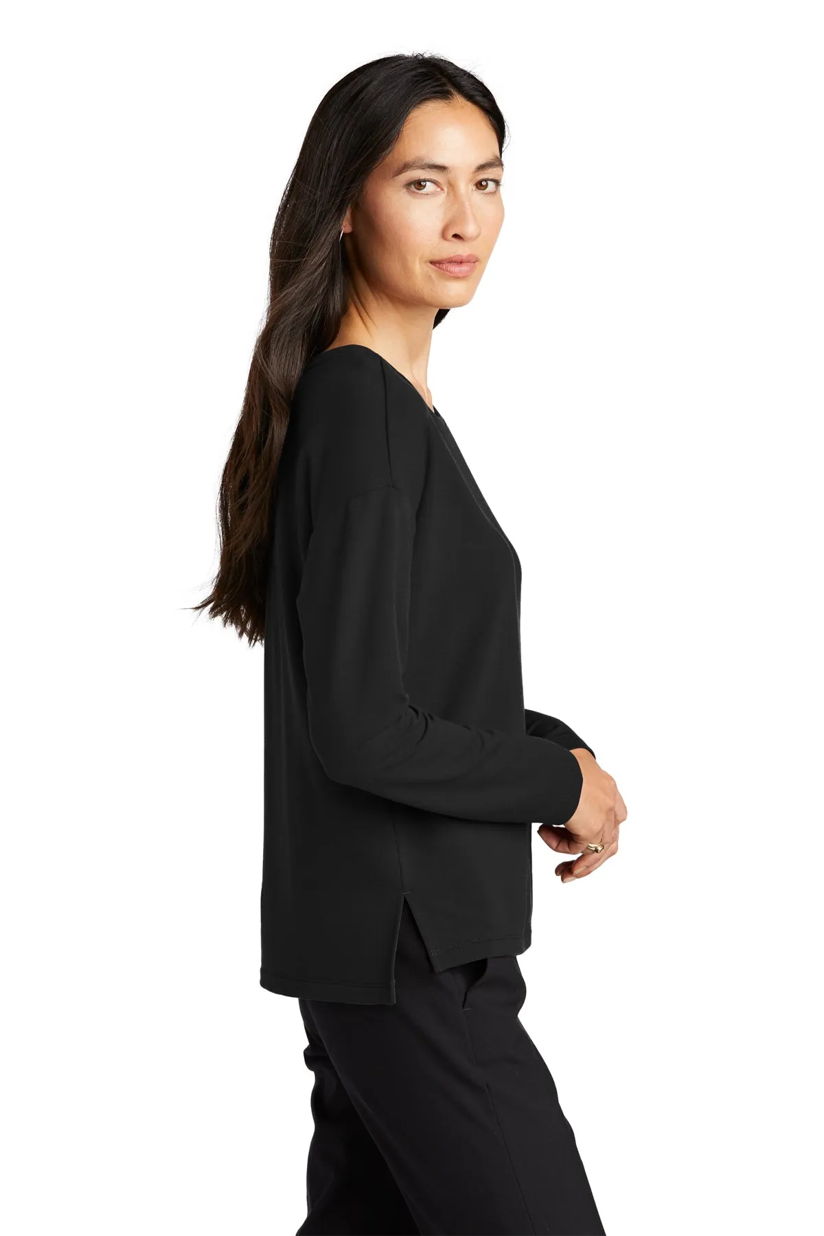 Marianna Drop Shoulder Pullover - Deep Black (Ships in 1-2 Weeks)