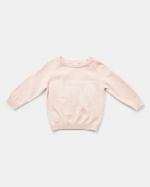 May Gibbs Winter Light Jumper - Light Pink