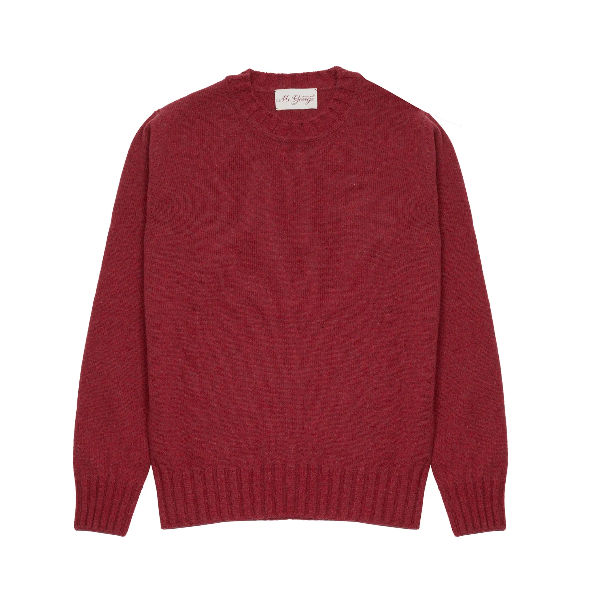 McGeorge of Scotland Crewneck Jumper in Red