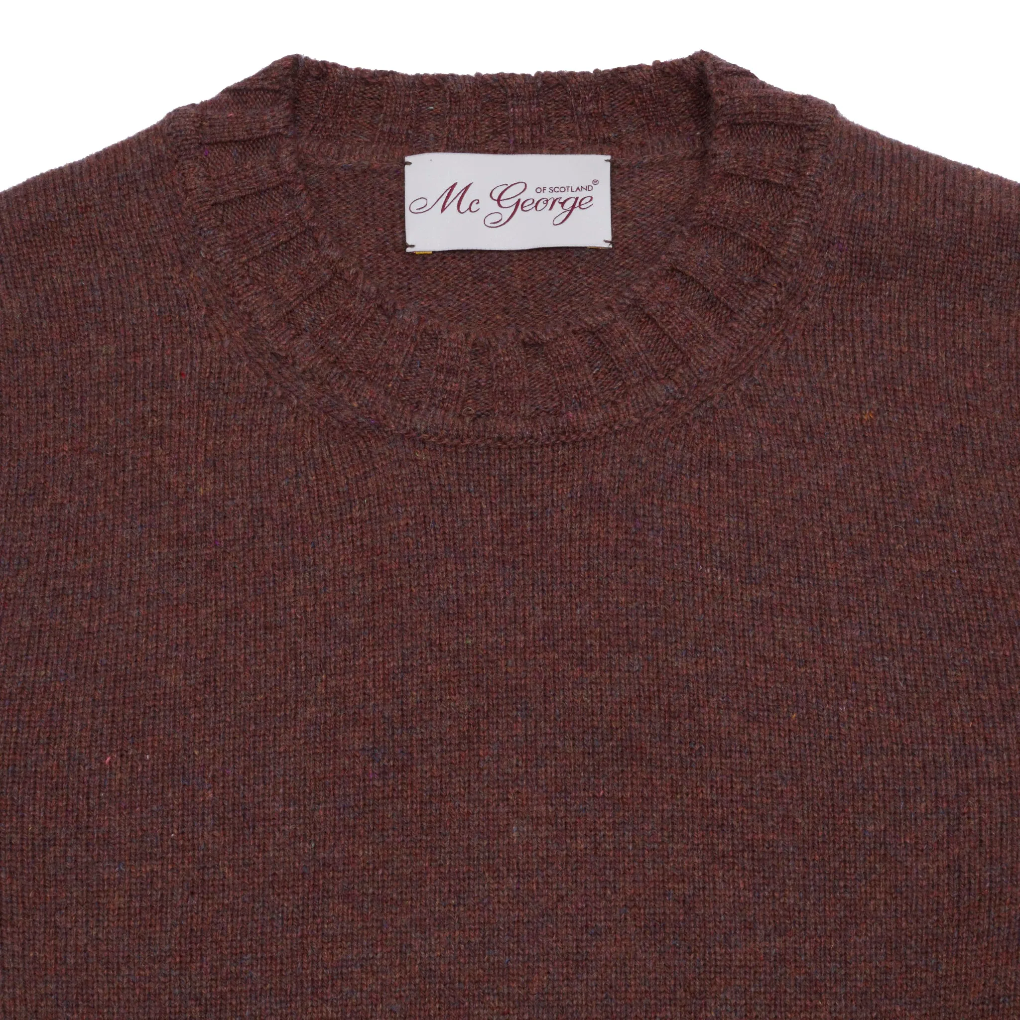 McGeorge of Scotland Crewneck Jumper in Rust