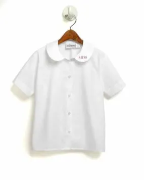 MDS Short Sleeve Peter Pan Collar Blouse