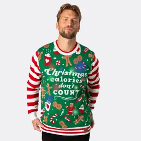 Men's Christmas Calories Jumper