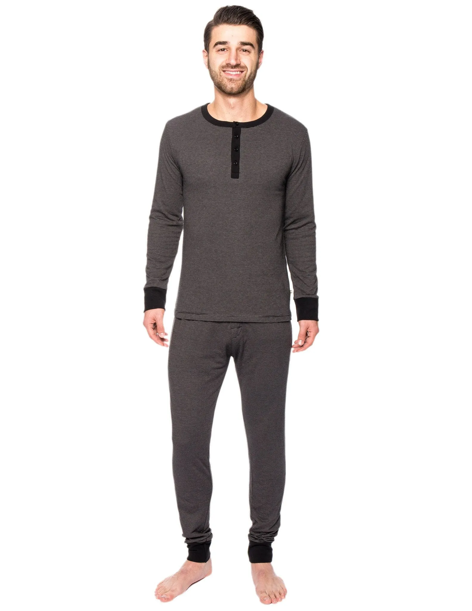 Men's Double Layer Thermal Sleep Set