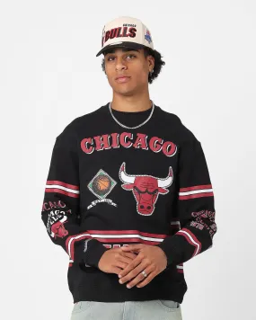 Mitchell & Ness Chicago Bulls World Champions Crewneck Black