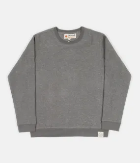 Mollusk Wave Patch Crewneck Sweatshirt - Cloud Grey