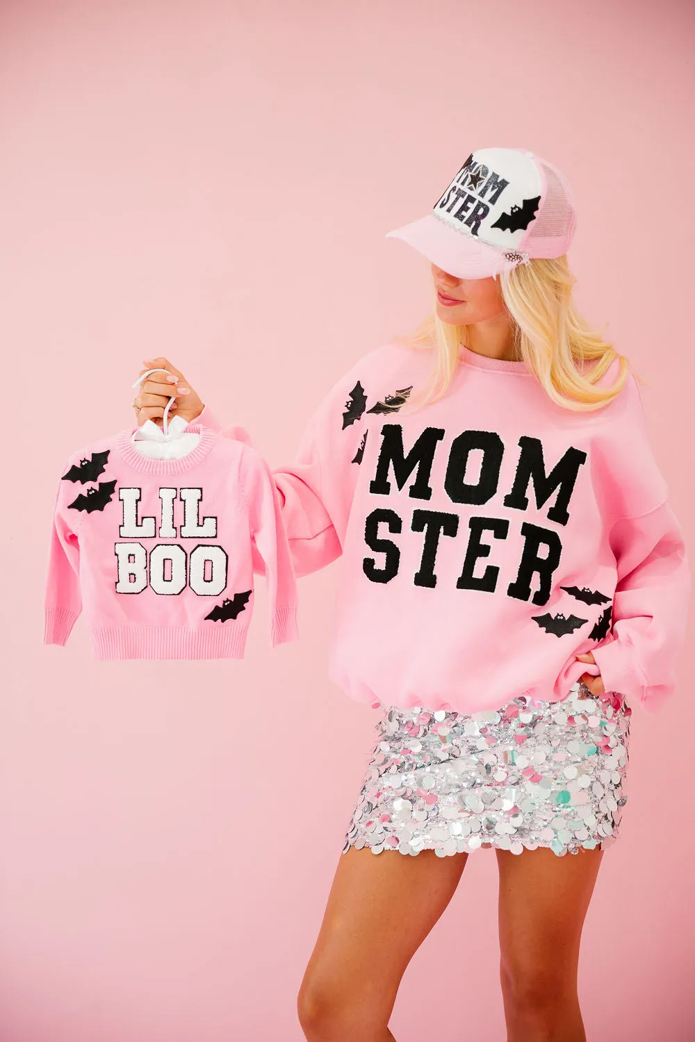 MOMSTER PINK PULLOVER