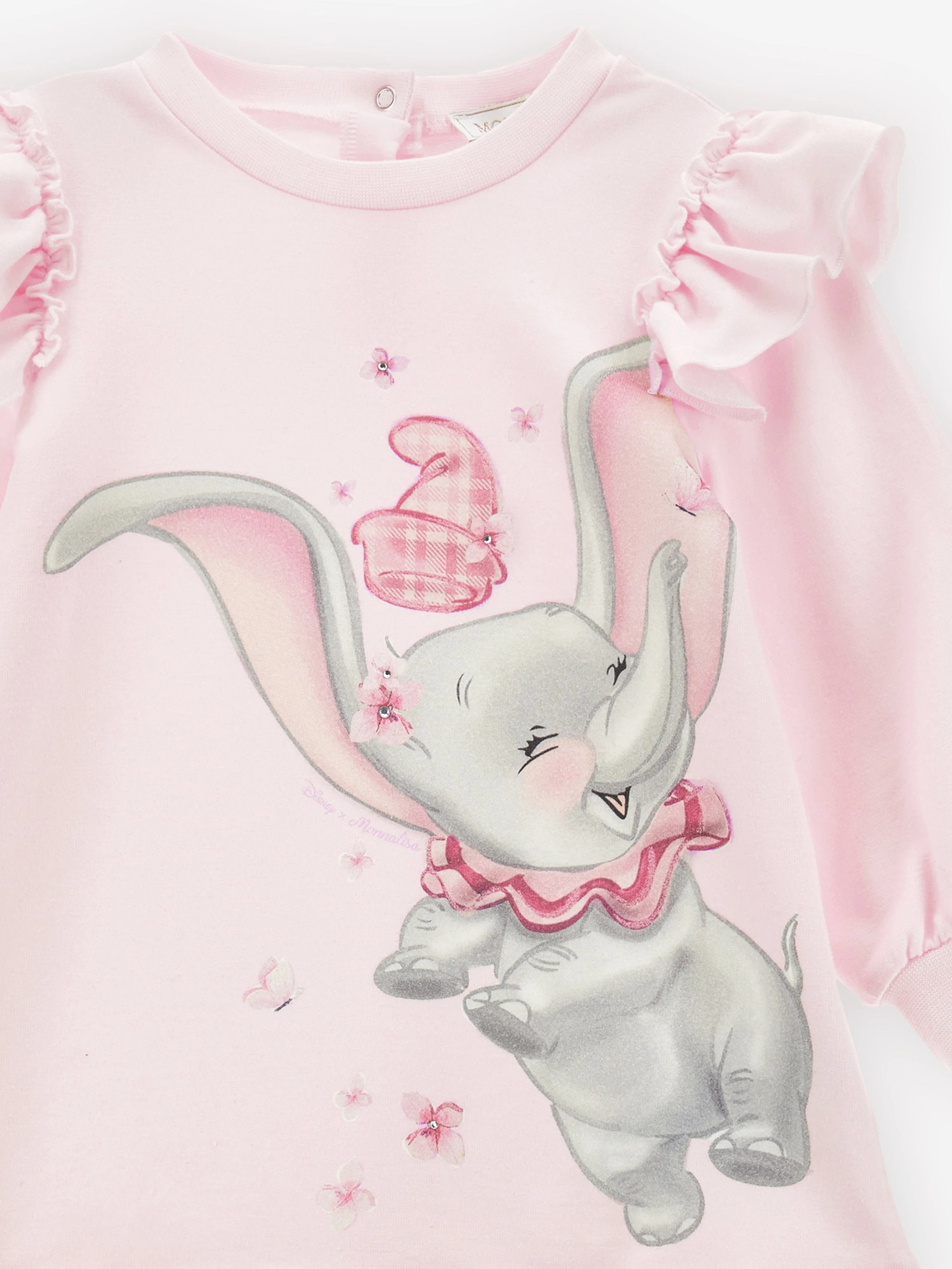 Monnalisa Baby Girls Dumbo Sweater Dress in Pink