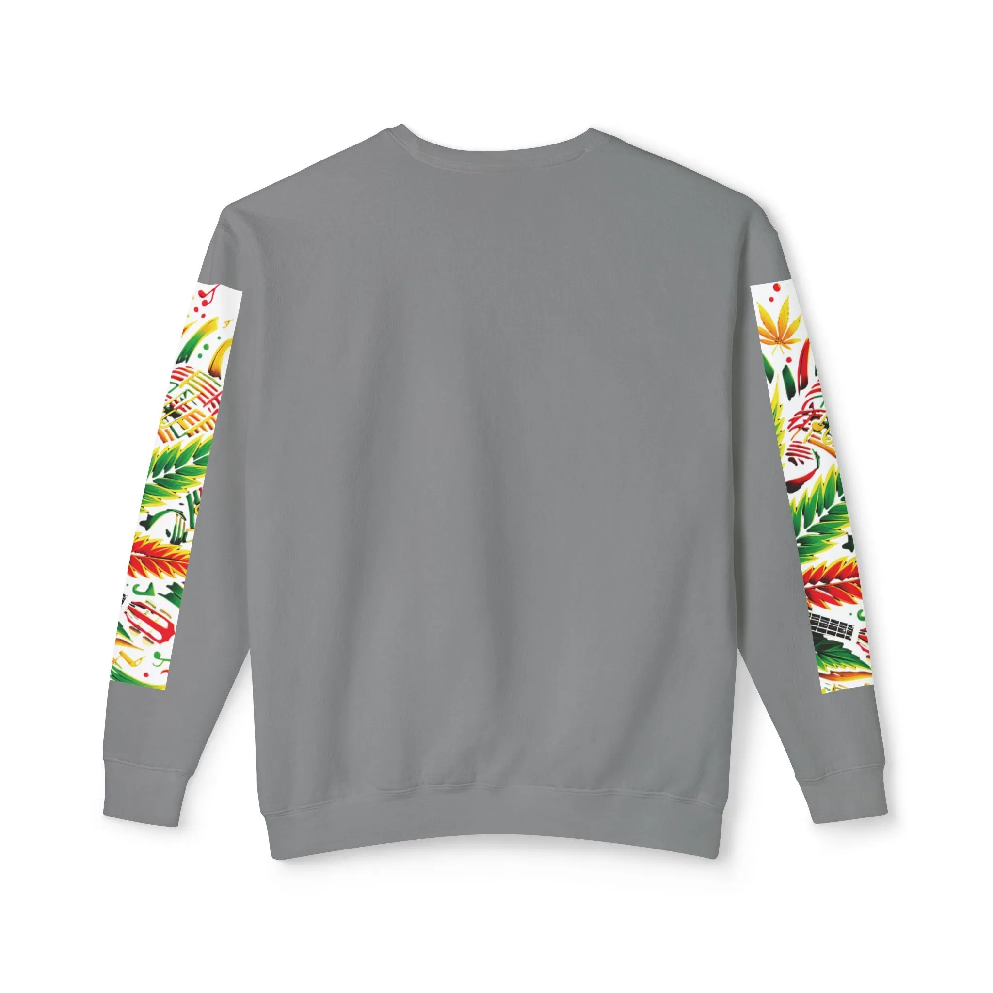 Music and Weed Vibes - Unisex Lightweight Crewneck Sweatshirt