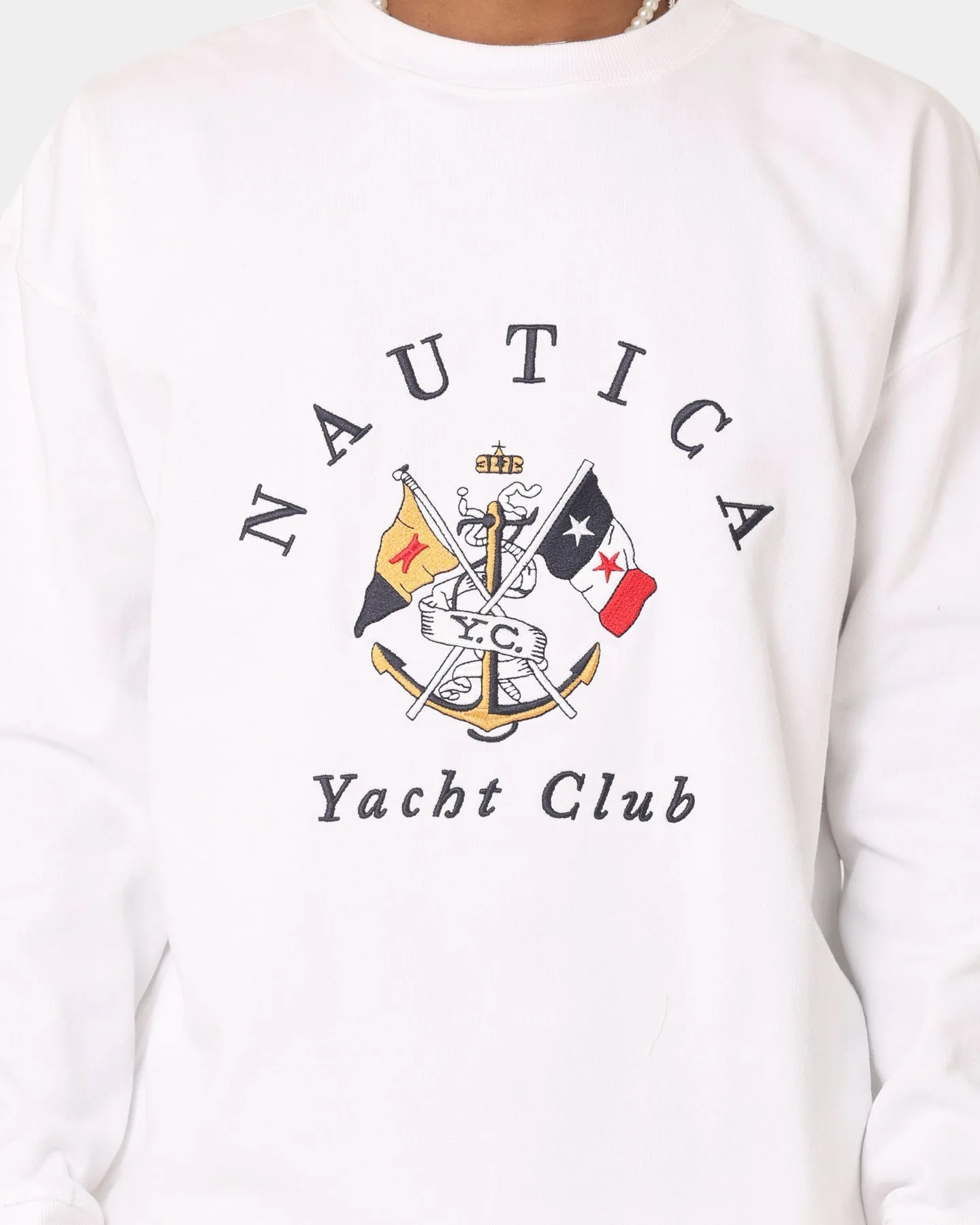 Nautica Lugger Sweatshirt 908 White