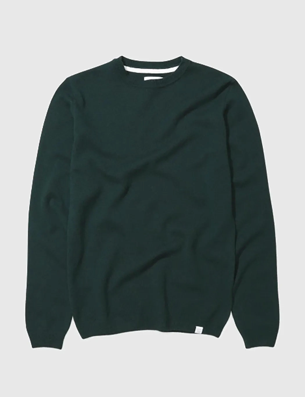 Norse Projects Sigfred Lambswool Jumper - Moss Green