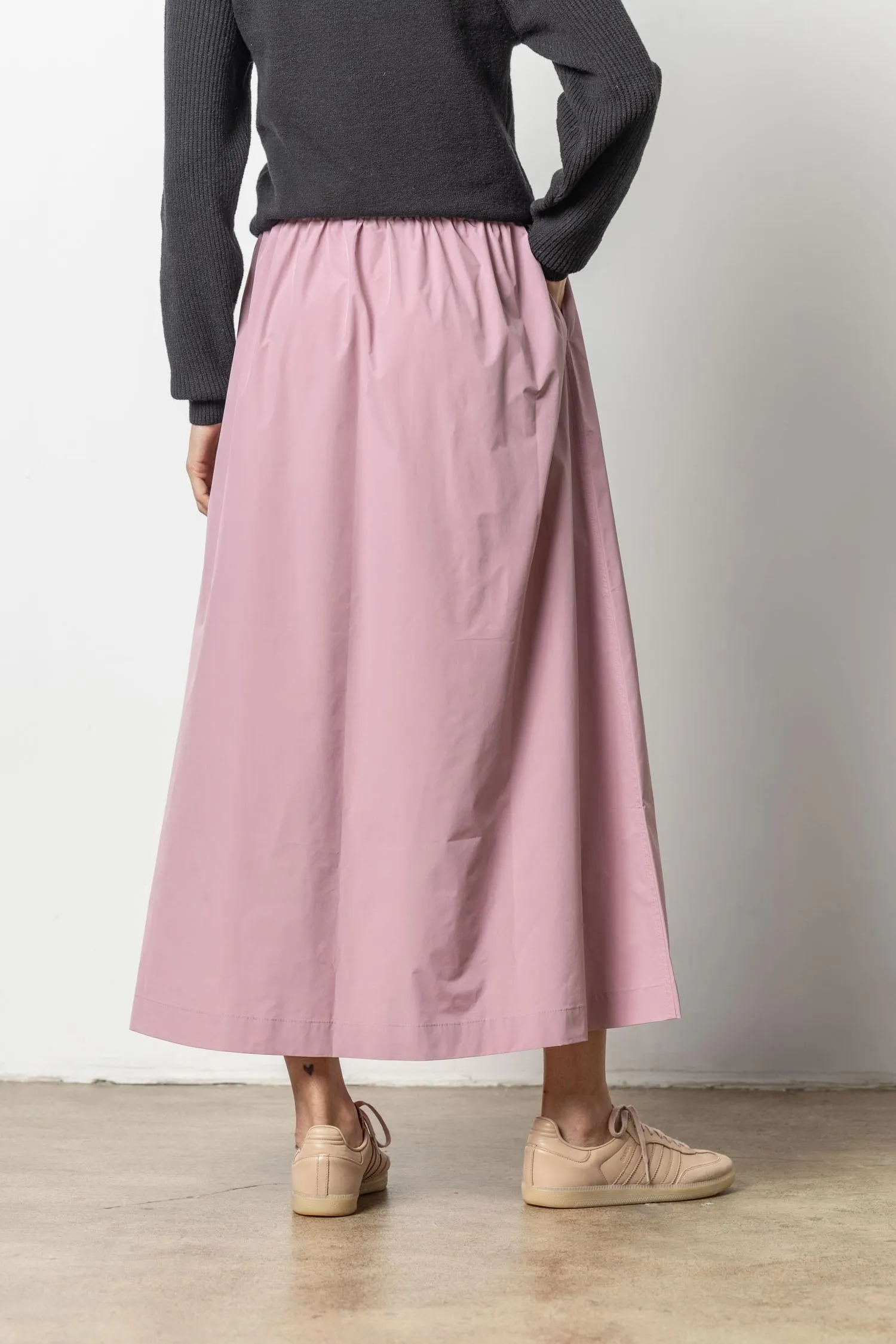 Nylon Maxi Skirt