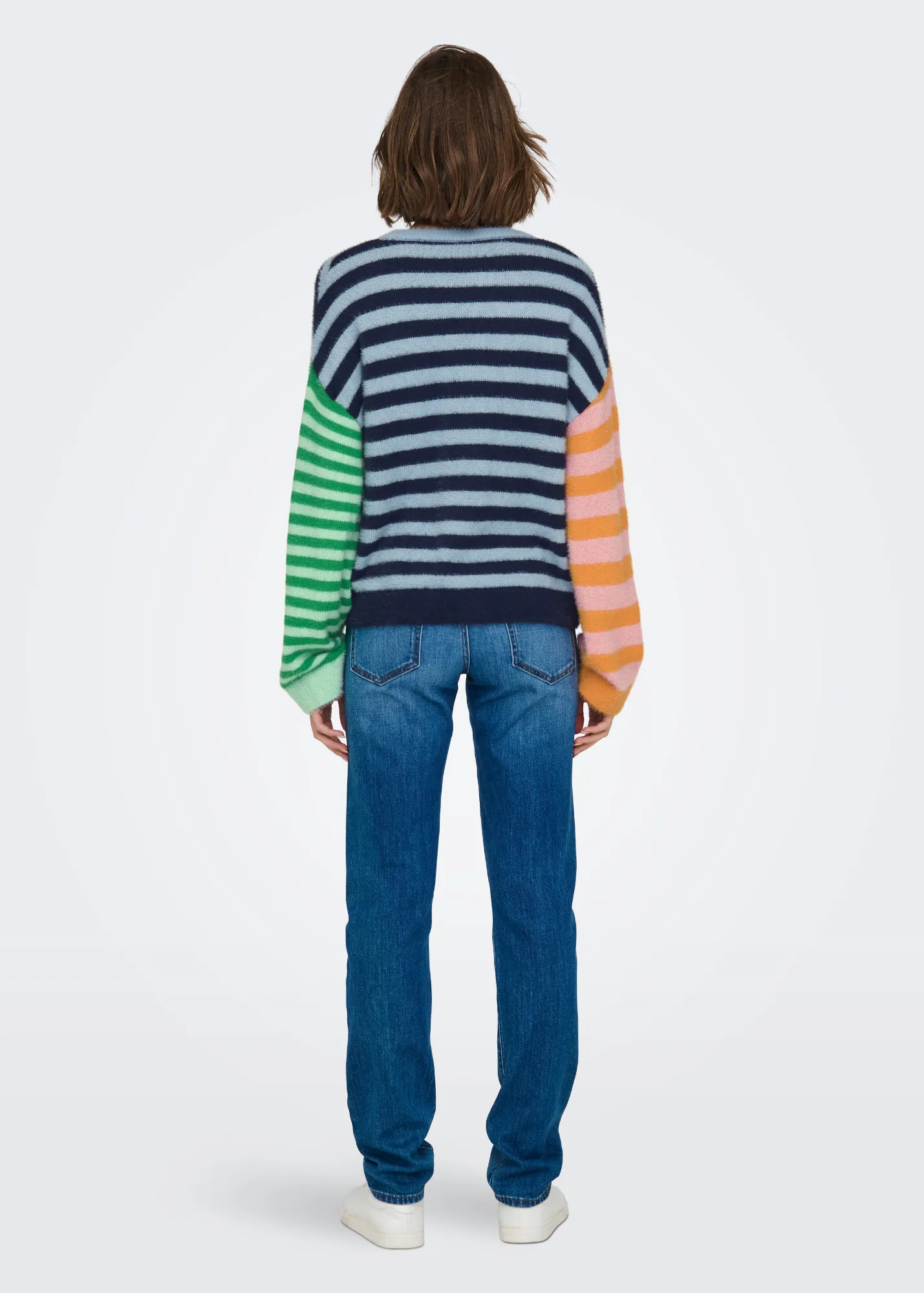 Only - Colour Block Striped Jumper