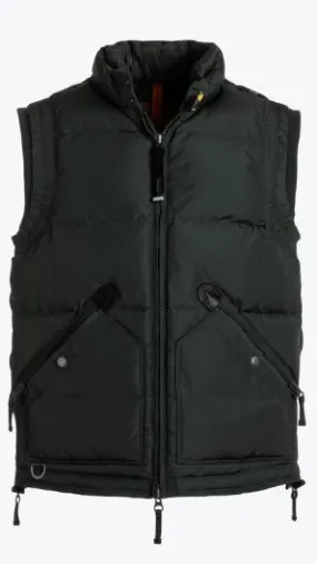 Parajumpers Kobuk Men's Winter Vest in Black PM JCK MA05 SS22