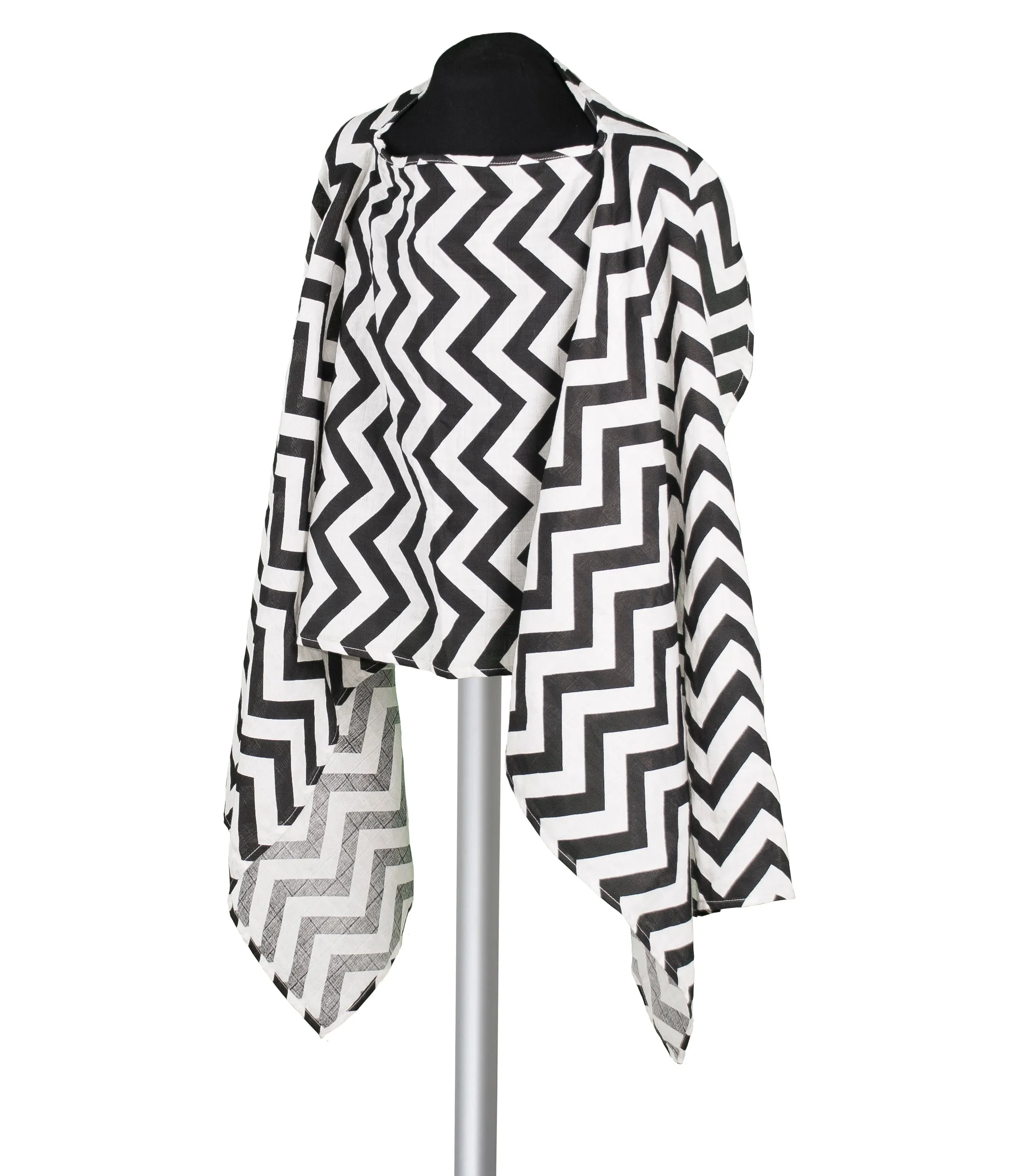 Pashmama - Muslin - Black Chevron