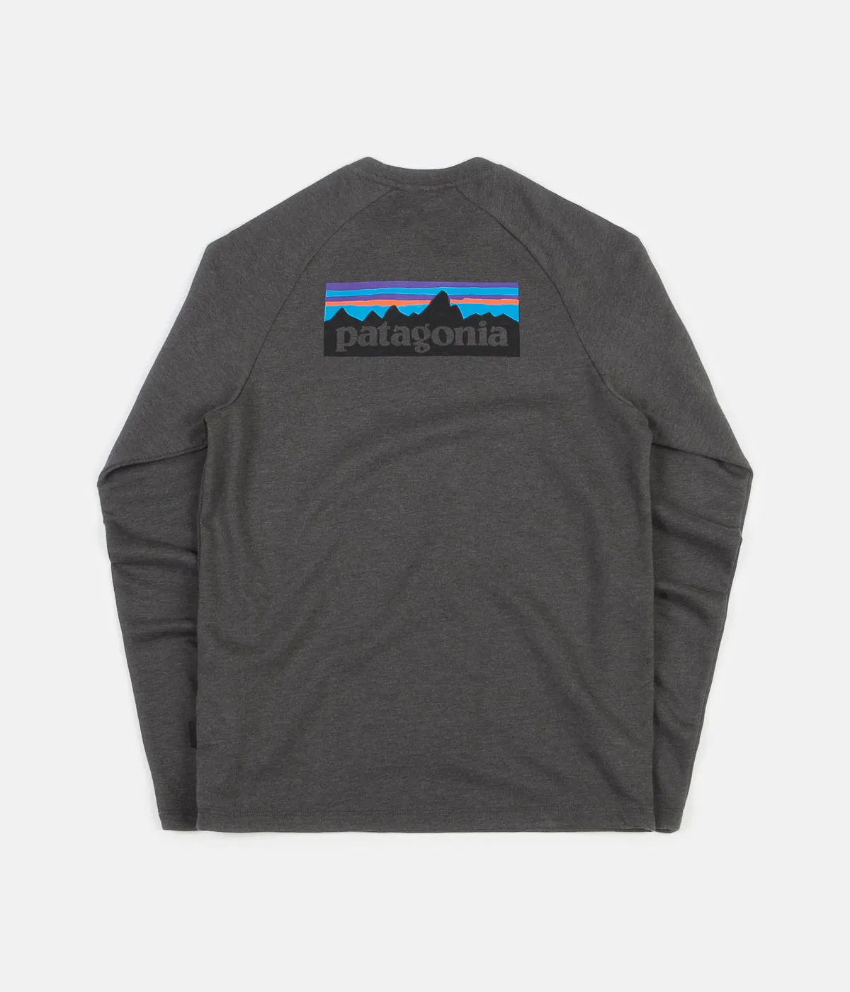 Patagonia P-6 Logo Lightweight Crewneck Sweatshirt - Forge Grey