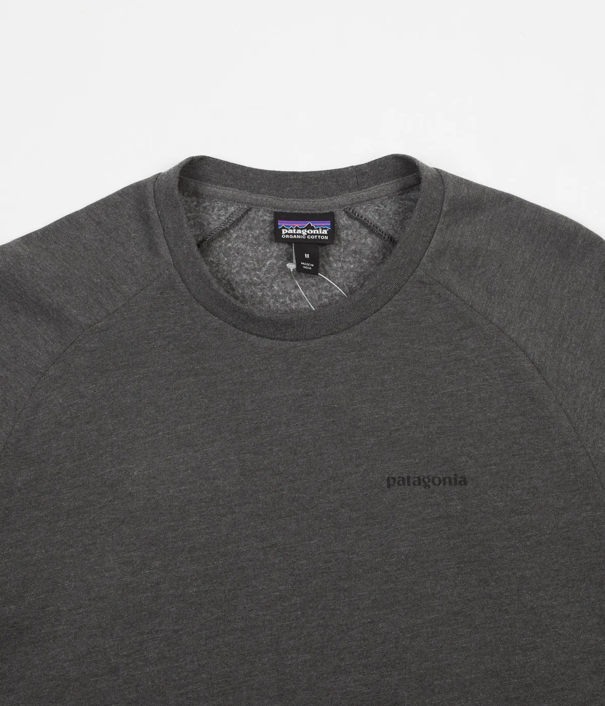 Patagonia P-6 Logo Lightweight Crewneck Sweatshirt - Forge Grey