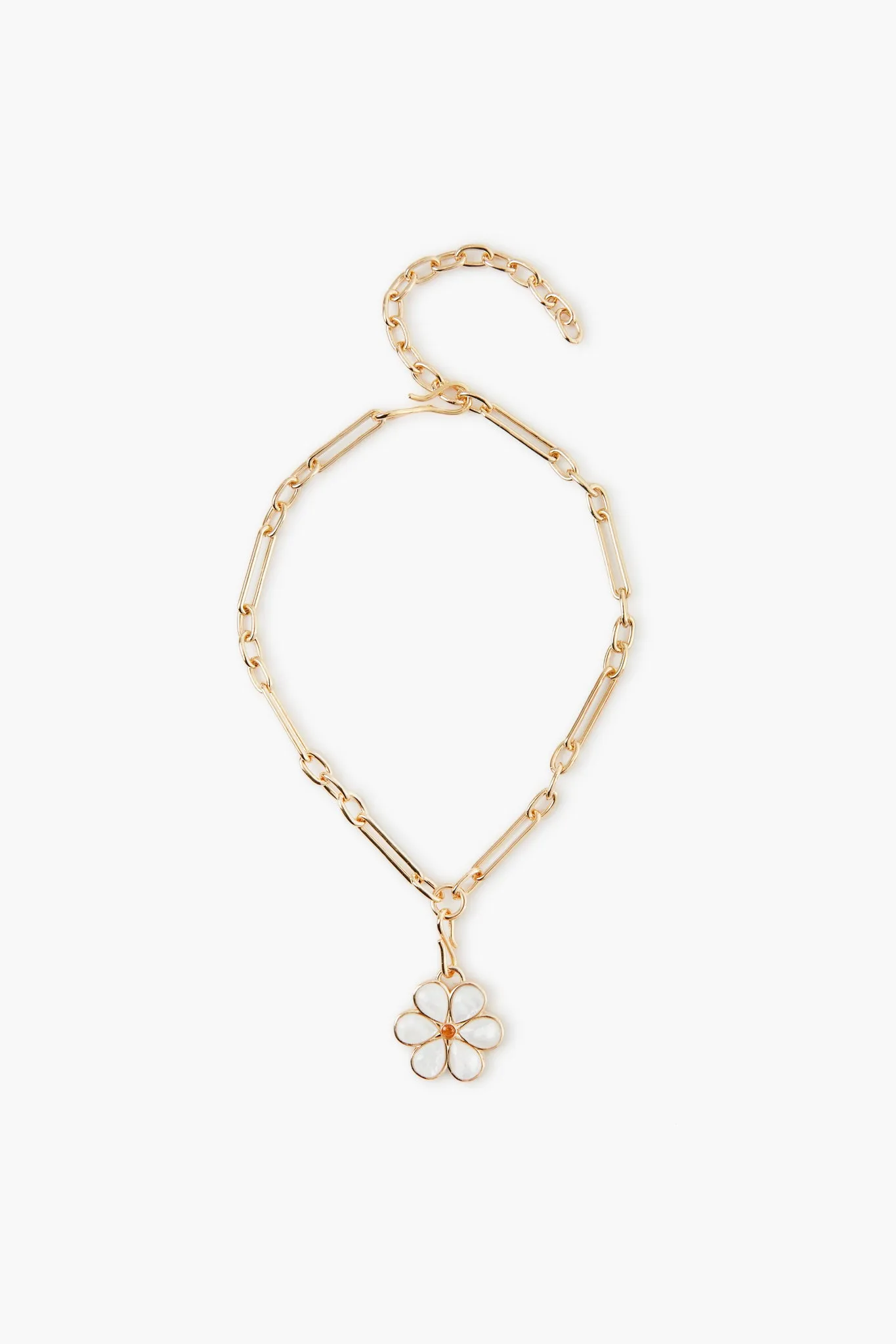 Pearl Fleur Medallion Necklace