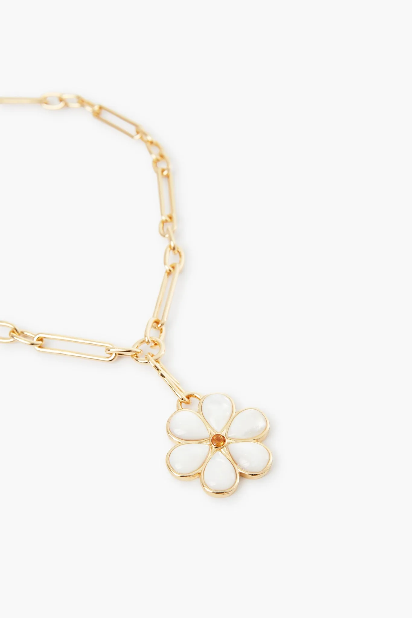 Pearl Fleur Medallion Necklace