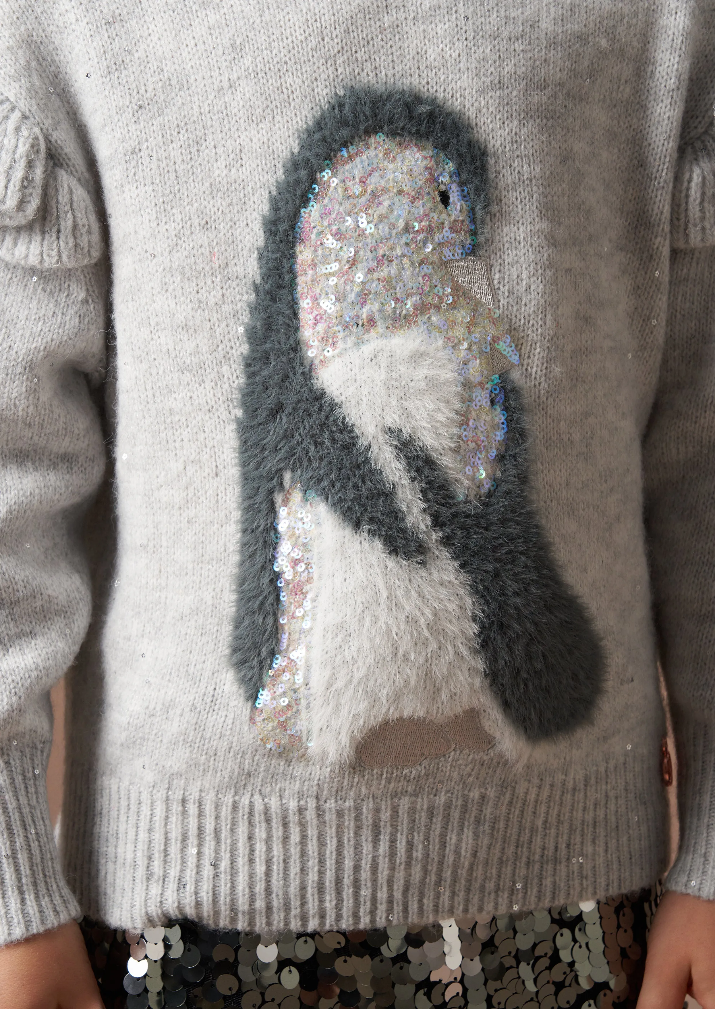 Peggy Sequin Penguin Jumper