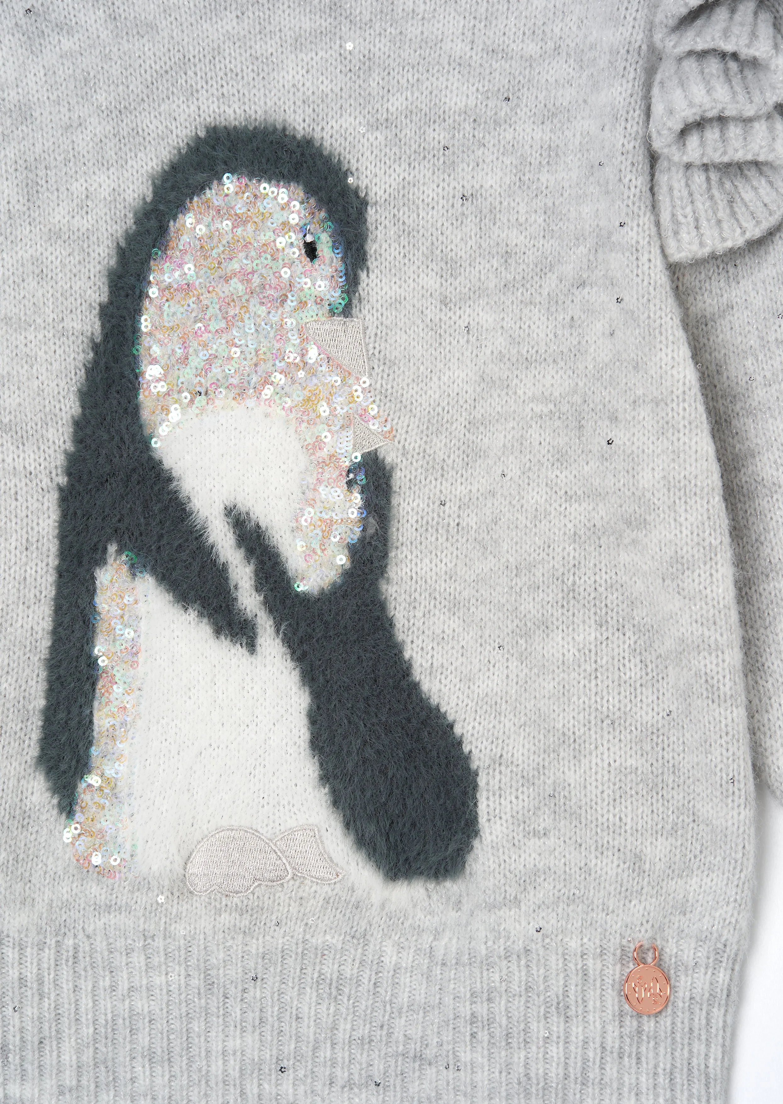 Peggy Sequin Penguin Jumper