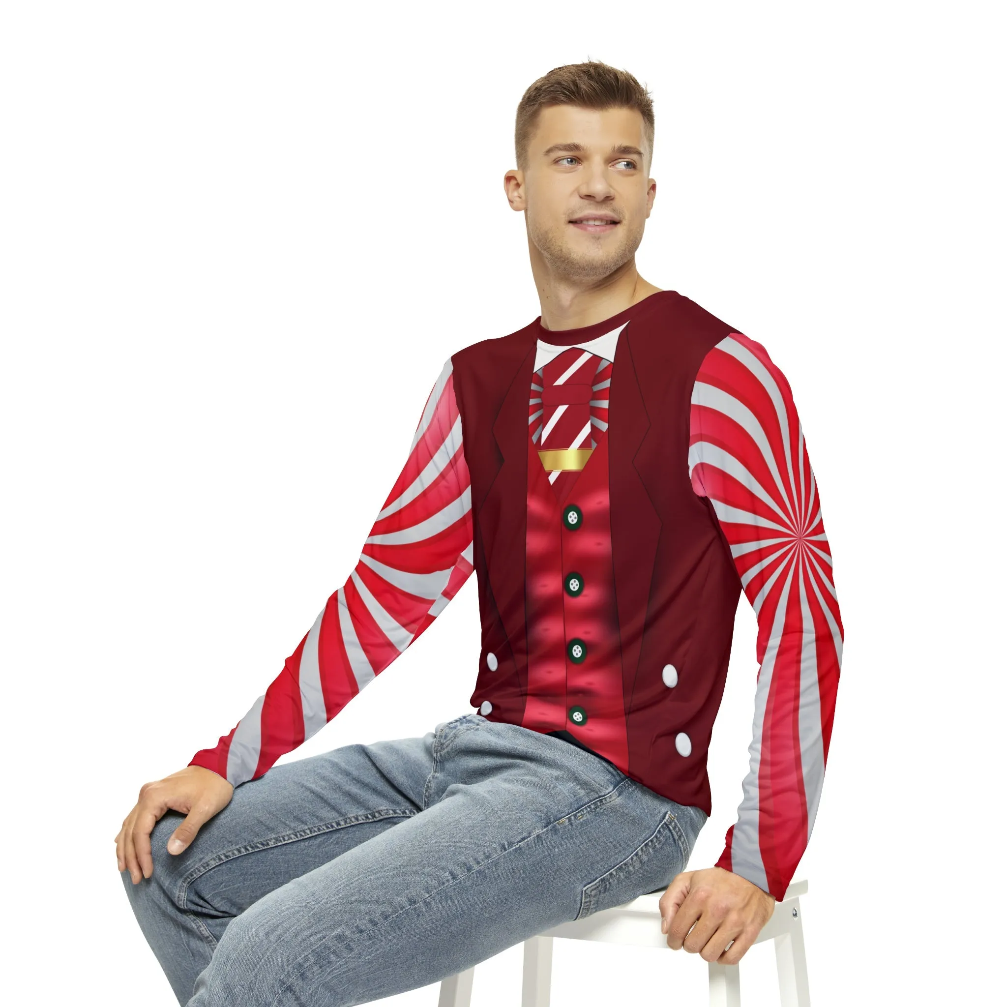 Peppermint Suit Unisex Long Sleeve Shirt