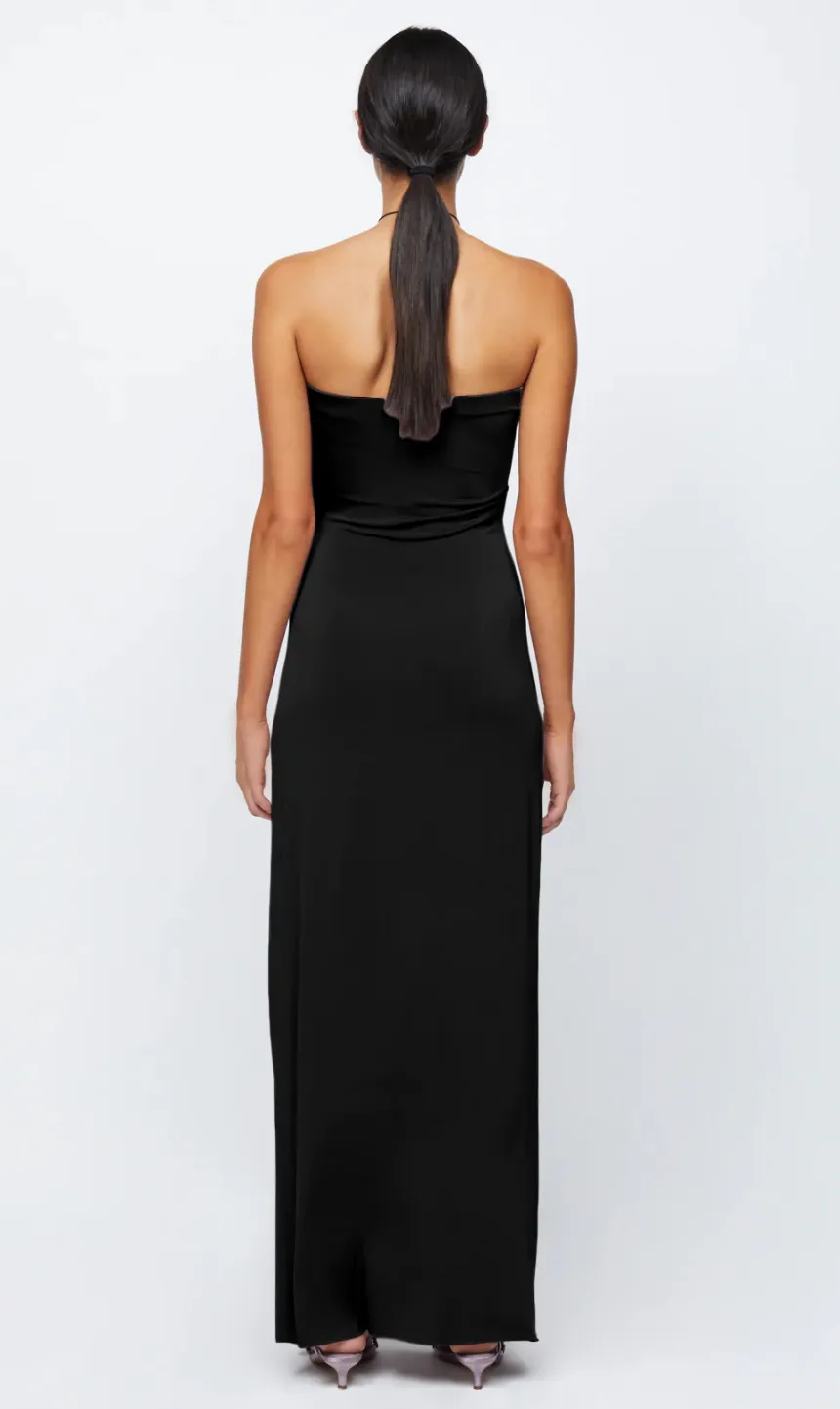 Petra Strapless Maxi Dress - Black