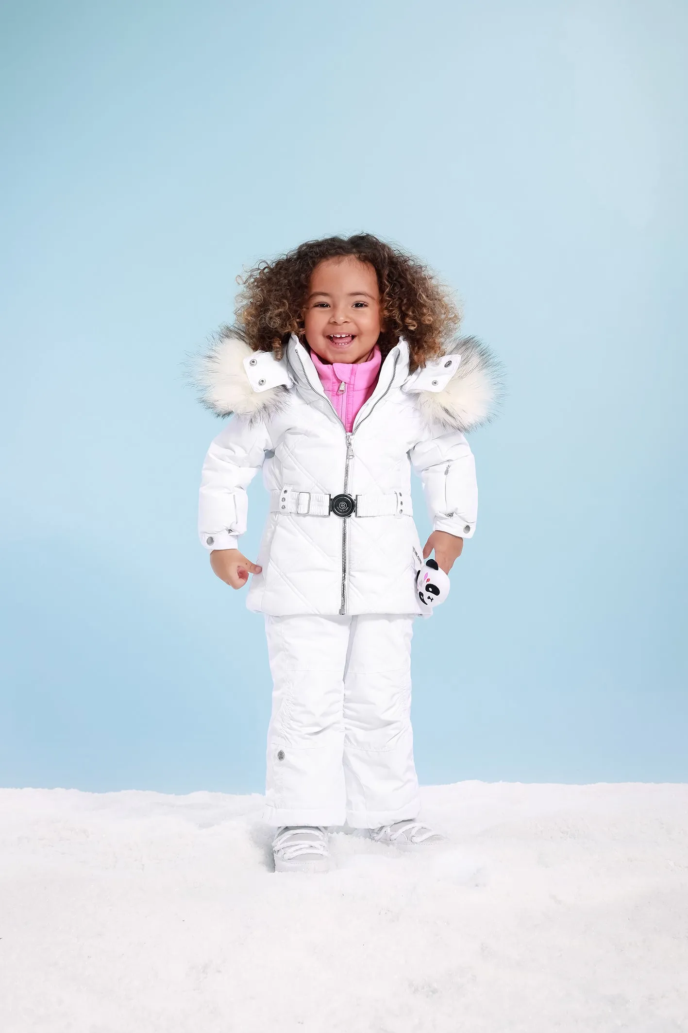 Poivre Blanc Girls Ski Jacket - White 2-7 yrs