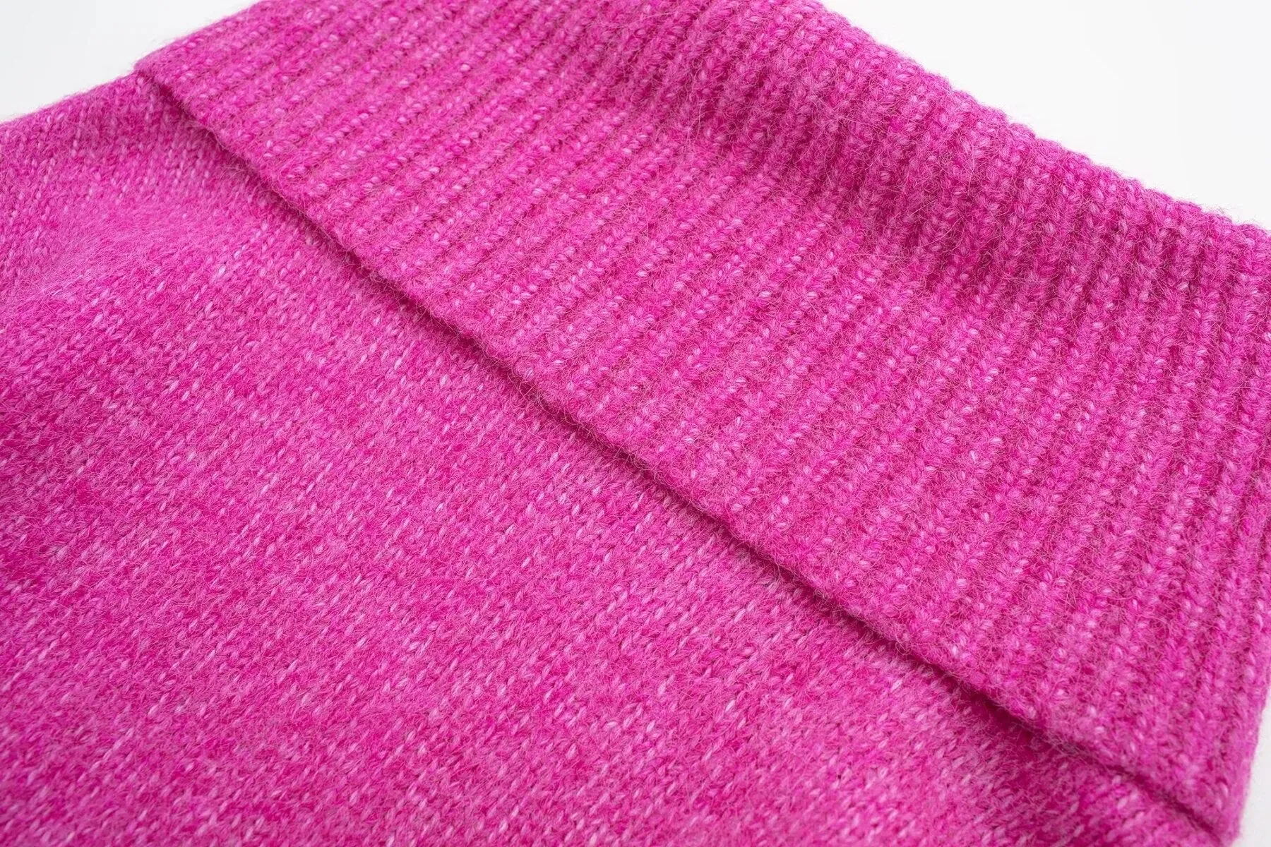 Pre Order:  Pink Knit Maxi Sweater Dress