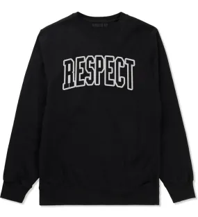 Respect Outline Mens Crewneck Sweatshirt