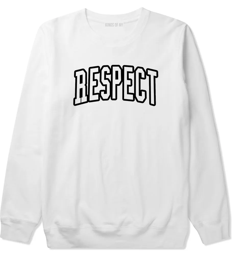 Respect Outline Mens Crewneck Sweatshirt