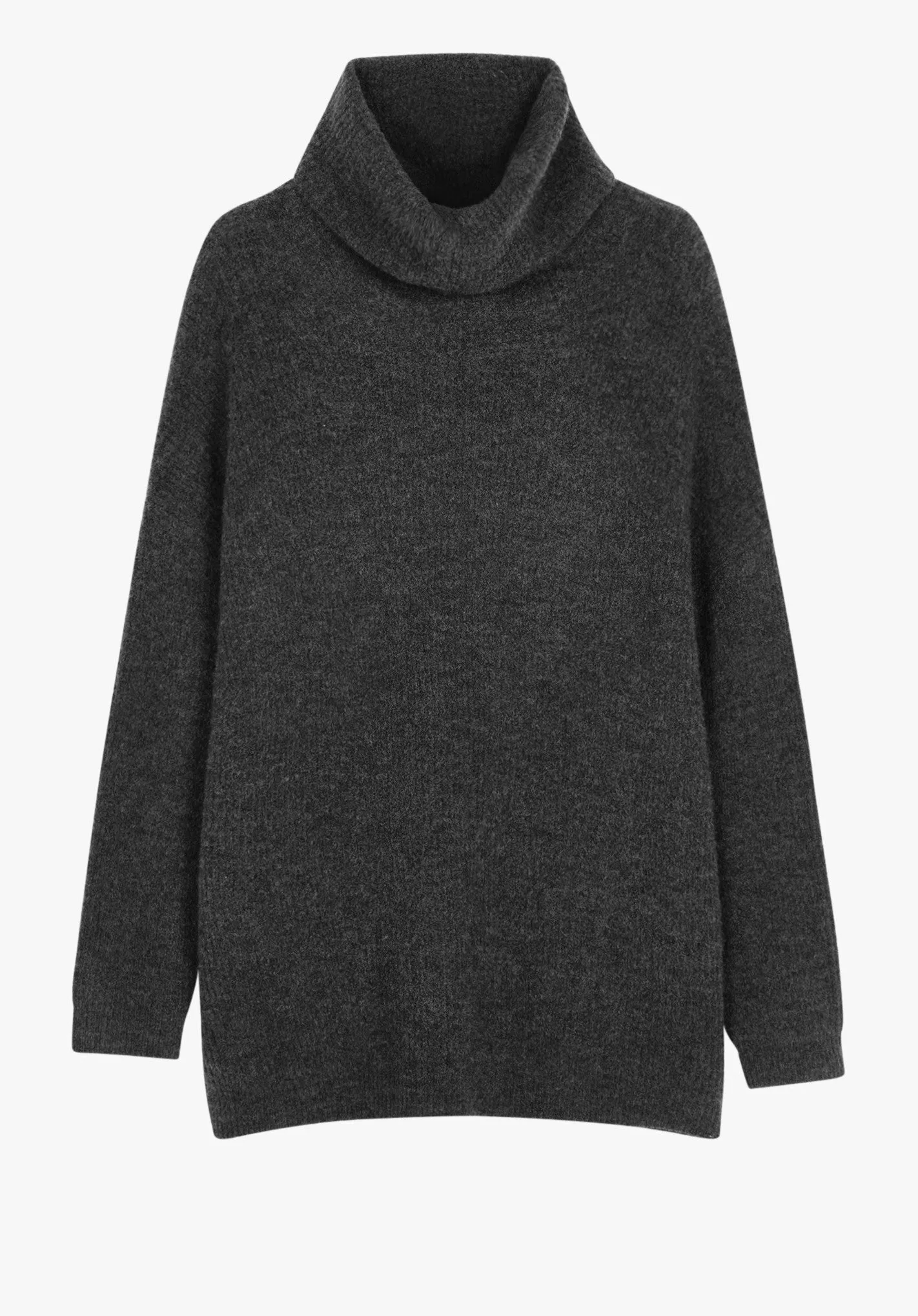 Ribbed Meryl Roll Neck Jumper