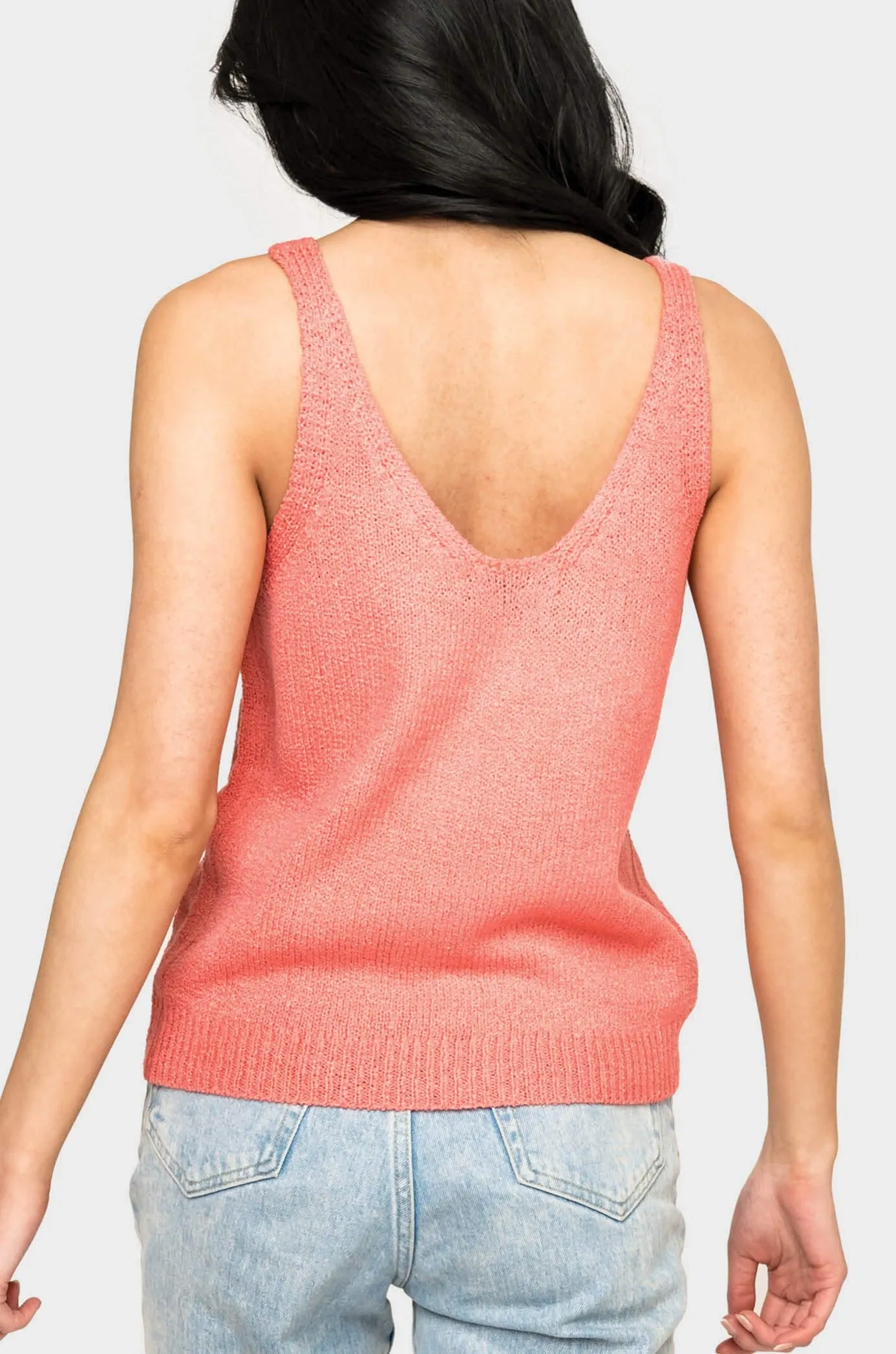 Ribbed Sweater Shell