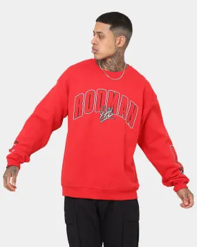 Rodman Brand Rodman Stats Crewneck Red