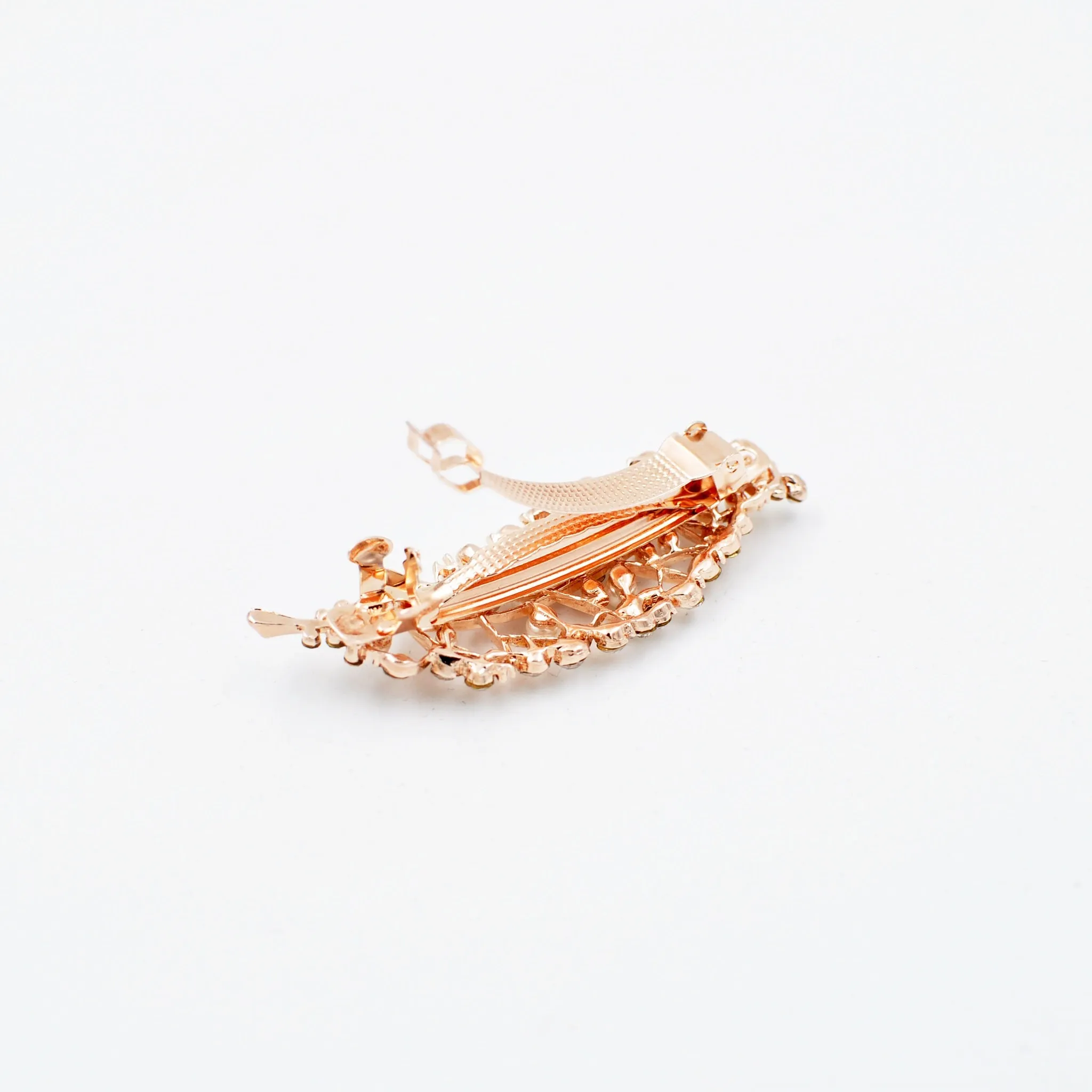 Rose Gold Pearl Hair Clip