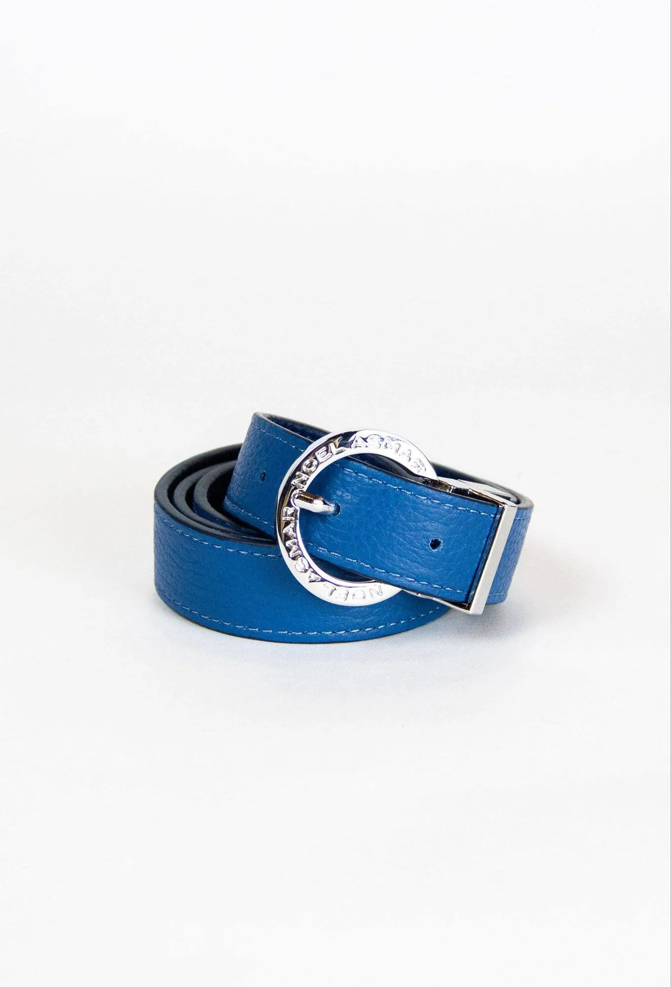 Signature Leather Demi Belt Chrome