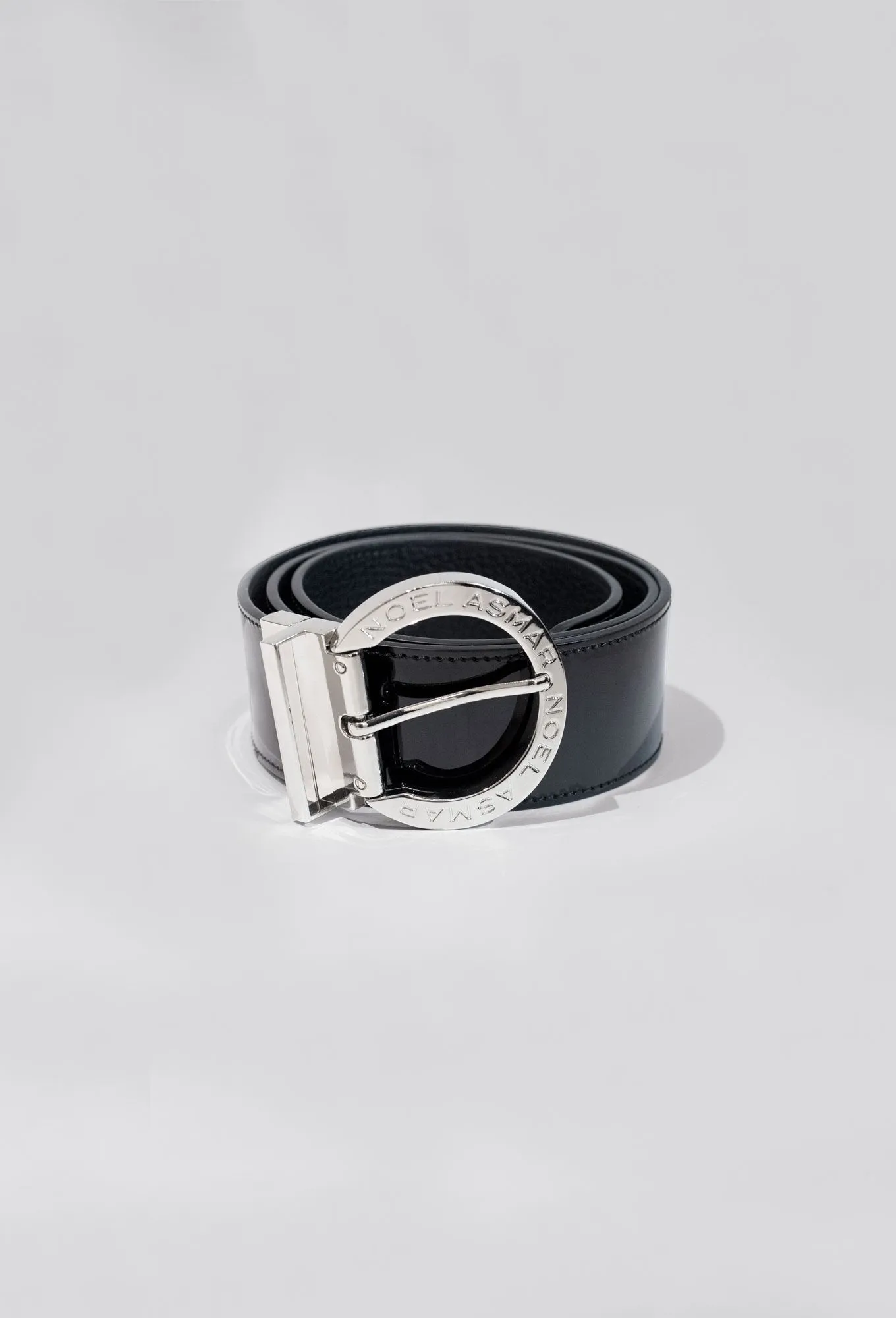 Signature Leather Demi Belt Chrome