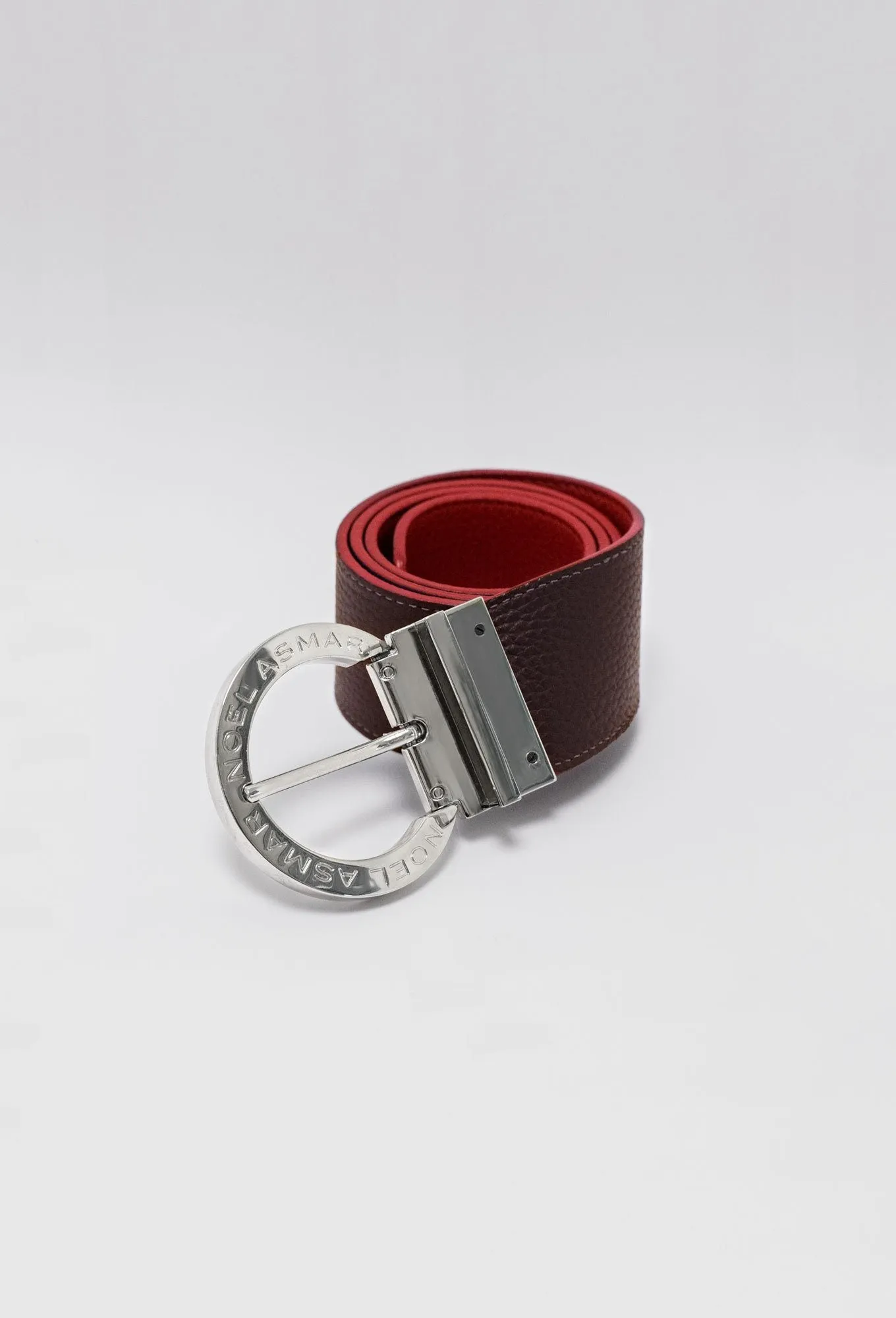 Signature Leather Demi Belt Chrome