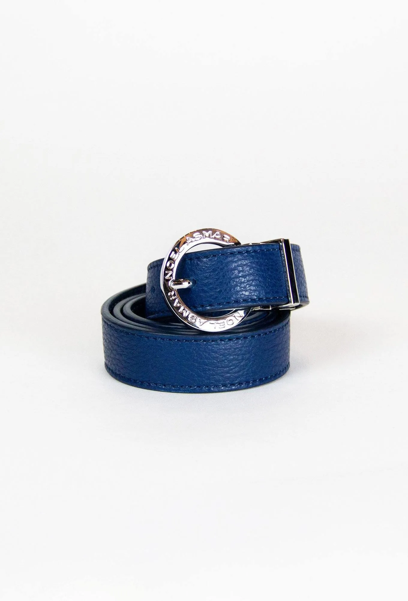 Signature Leather Demi Belt Chrome