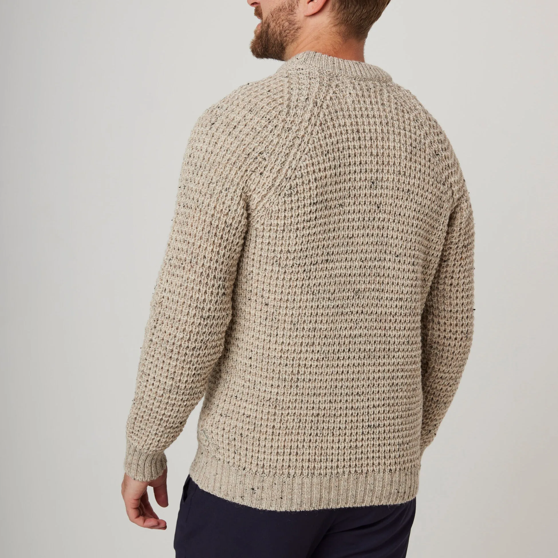 Skiddaw Waffle Crewneck Jumper Sweater