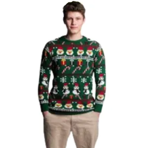 Snowman Xmas Jumper-Adult