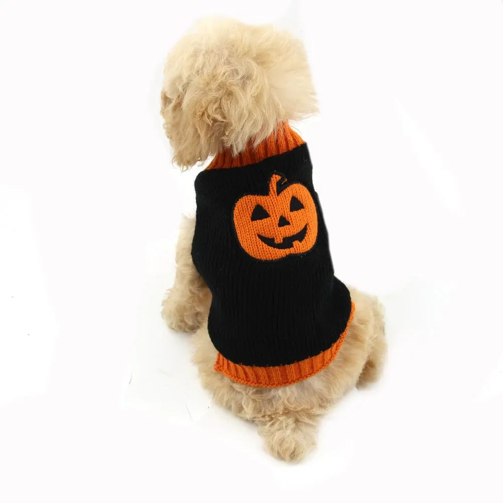 Spooky Pumpkin Pup Sweater by Dog Hugs Cat