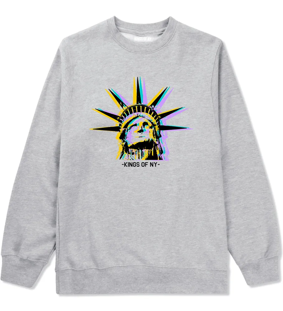 Statue Of Liberty Kings Of NY Mens Crewneck Sweatshirt