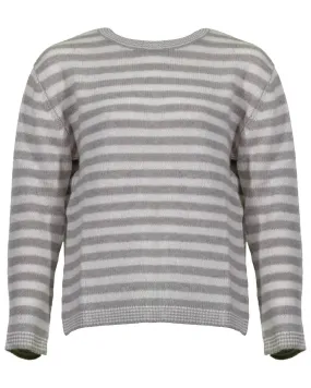 Striped Wool Blend Pullover