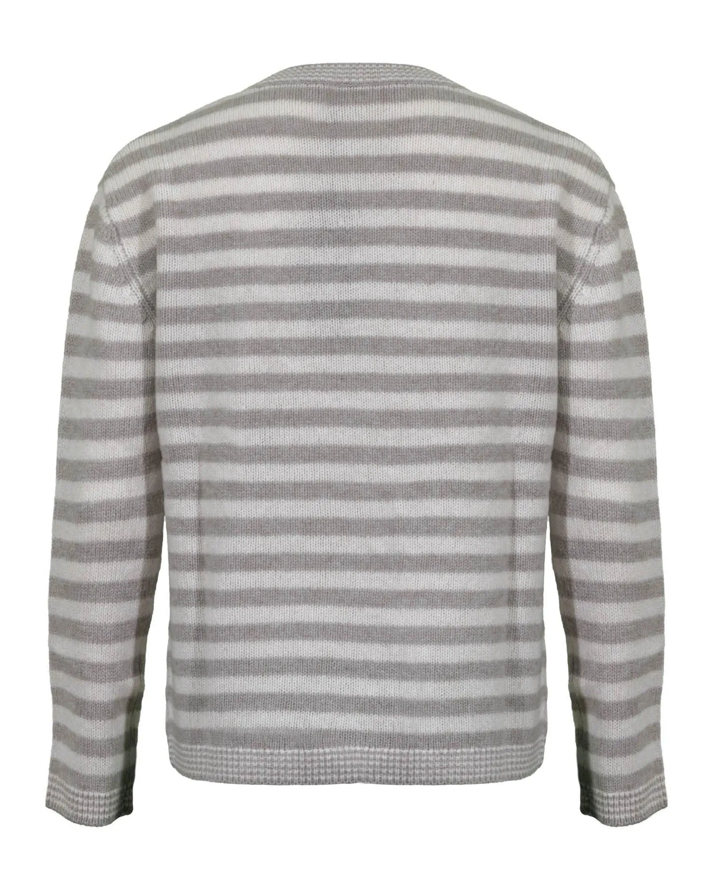 Striped Wool Blend Pullover