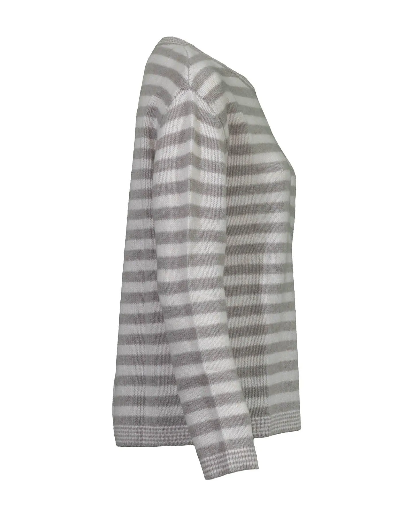 Striped Wool Blend Pullover