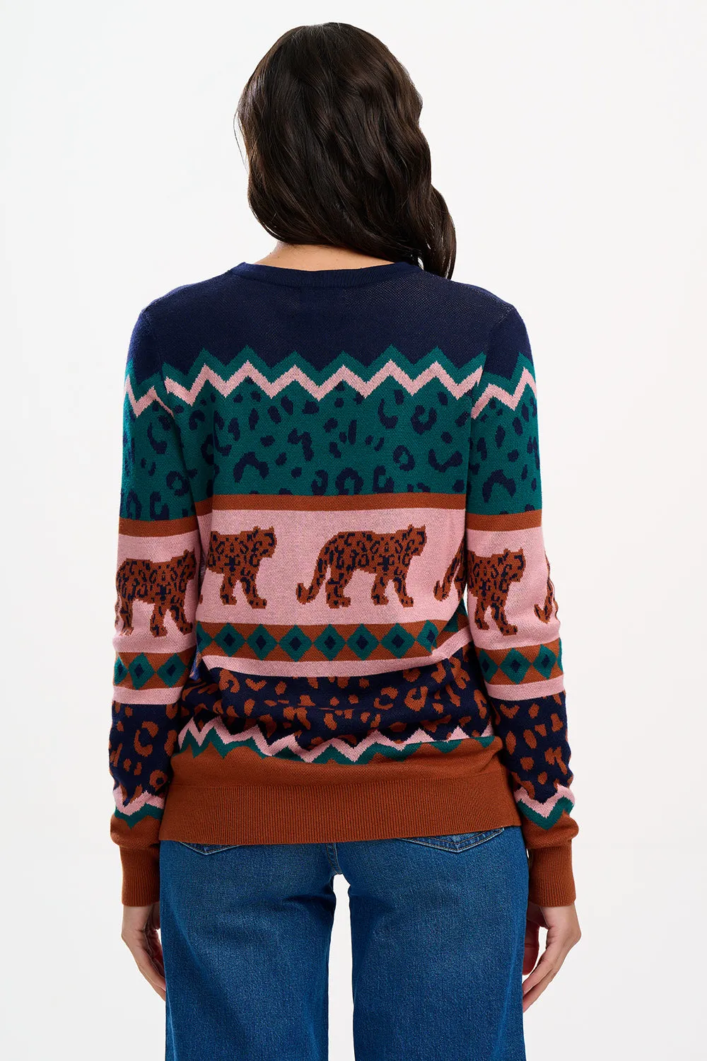 Sugarhill Brighton - Leopard Love Rosie Knit Jumper