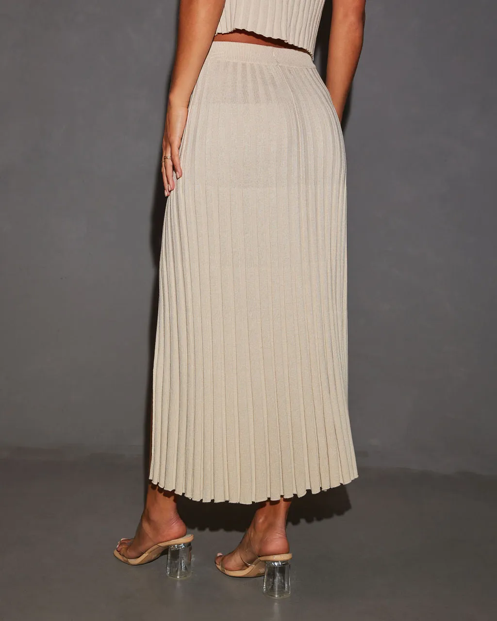 Sweet Moment Side Slit Maxi Skirt