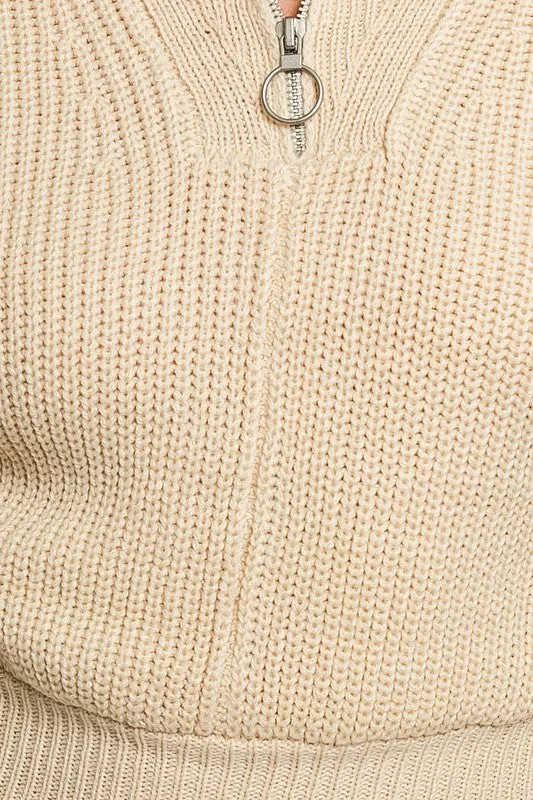 TEEK - Zipper Sweater Dress