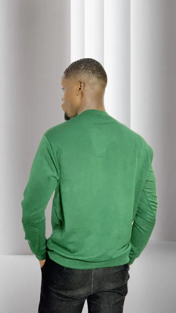 The Brume Map Of Africa Sweatshirt Jumper in Green