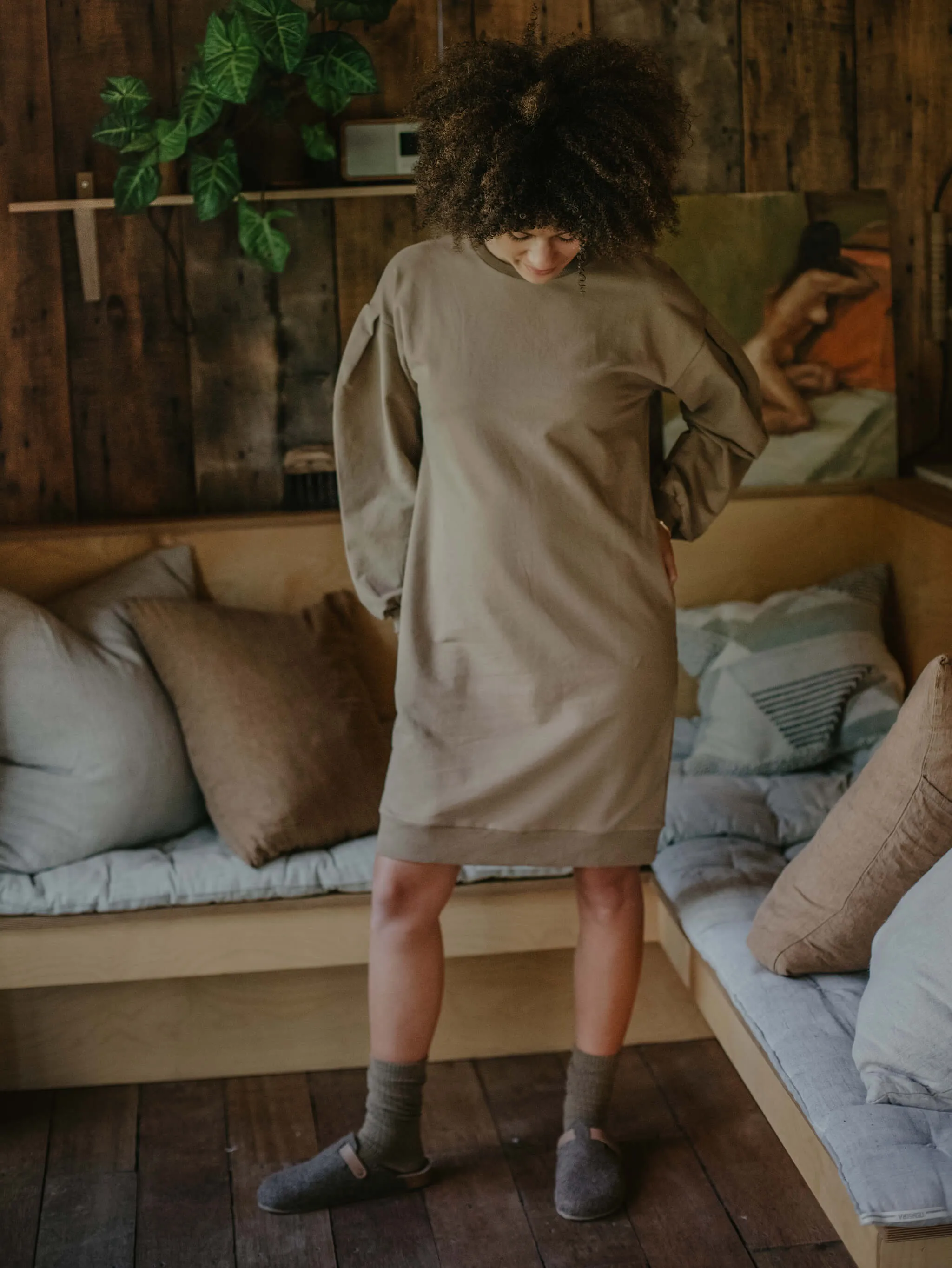 The Oversized Fleece Dress - Women's